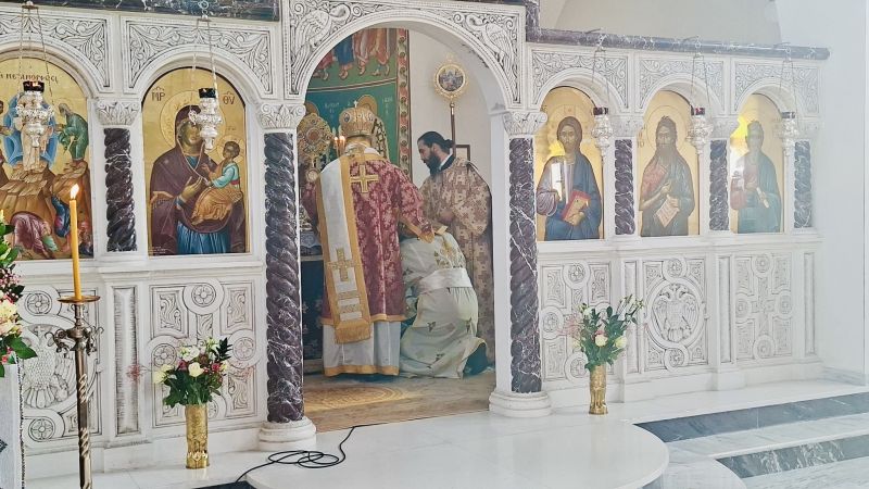 Κουρά Μοναχού και Χειροτονία Διακόνου στην Πρασινάδα Παρανεστίου